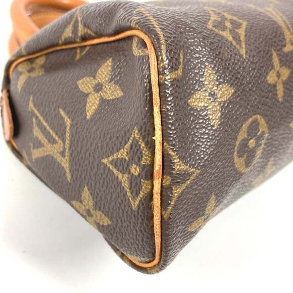 LOUIS VUITTON M41534 Monogram Mini Speedy Boston Bag, Pouch, Handbag, Canvas,... - Picture 7 of 15